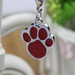 Stainless Steel Dog Tag Footprints Tags